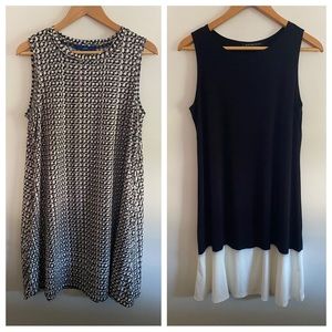 Worn once SET of 2 a line dresses size M and L
